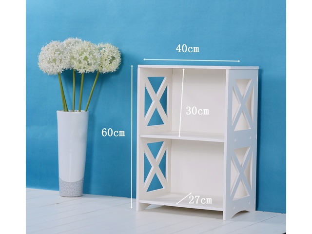 1X 2 Layers Ikea Frame Shelf Display 60x40x27cm